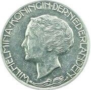 1 Gulden - Wilhelmina Pattern obverse image