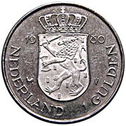 1 Gulden - Beatrix Investiture of New Queen reverse image