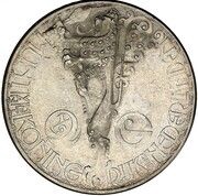 2½ Gulden - Wilhelmina Pattern, Netherlands, 1920 reverse image