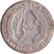 2½ Gulden - Juliana obverse image