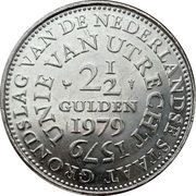 2½ Gulden - Juliana Union of Utrecht reverse image