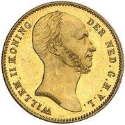 5 Gulden - Willem II obverse image