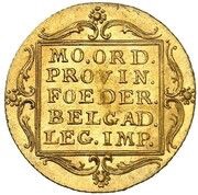 1 Ducat - Willem I Type 1, Netherlands, 1814-1816 reverse image