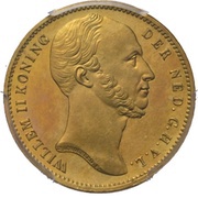 10 Gulden - Willem II obverse image