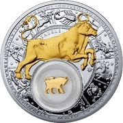 20 Roubles Taurus, Belarus, 2013 reverse image