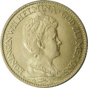 10 Gulden - Wilhelmina obverse image