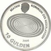 10 Gulden - Beatrix Millennium obverse image