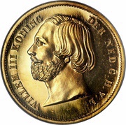 20 Gulden - Willem III obverse image
