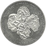 50 Gulden - Beatrix Queens of Netherlands, Netherlands, 1990 reverse image