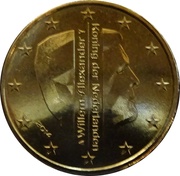 10 Euro Cents - Willem-Alexander 2nd map; Geluksdubbeltje obverse image