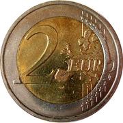 2 Euros - Beatrix 10 Years of EMU, Netherlands, 2009 reverse image