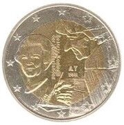 2 Euros - Beatrix Erasmus - Pattern obverse image