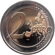 2 Euros - Beatrix 10 Years of Euros Cash, Netherlands, 2012 reverse image