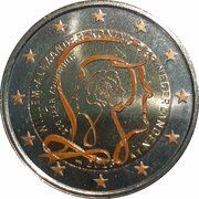2 Euros - Willem-Alexander 200 Years of the Kingdom; Coloured obverse image