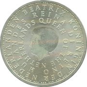 5 Euros - Beatrix Kingdom Statute obverse image
