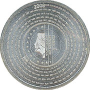 5 Euros - Beatrix Belastingsdienst Anniversary obverse image