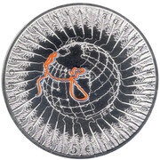 5 Euros - Beatrix 300 Years Treaty of Utrecht; Silver Proof - colours Dutch Republic, Netherlands, 2013 reverse image