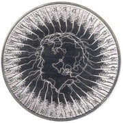 5 Euros - Beatrix 300 Years Treaty of Utrecht; Silver Proof - Colours of France obverse image