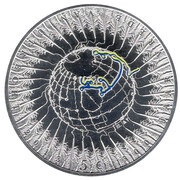 5 Euros - Beatrix 300 Years Treaty of Utrecht; Silver Proof - Colours of France, Netherlands, 2013 reverse image