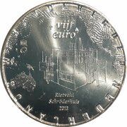 5 Euros - Willem-Alexander Rietveld Schröderhuis, Netherlands, 2013 reverse image
