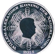 5 Euros - Willem-Alexander 200th anniversary of The Dutch Bank obverse image