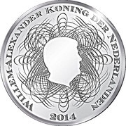 5 Euros - Willem-Alexander 200th anniversary of The Dutch Bank obverse image