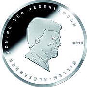 5 Euros The Battle of Waterloo; Silver, colorized obverse image