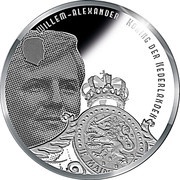 5 Euros - Willem-Alexander Wadden Sea, Silver, Coloured, Denmark obverse image
