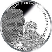 5 Euros - Willem-Alexander Wadden Sea, Silver, Coloured, Seastar obverse image
