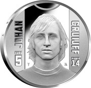 5 Euros - Willem-Alexander Johan Cruijff, Netherlands, 2017 reverse image