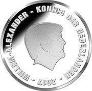 5 Euros - Willem-Alexander Johan Cruijff obverse image