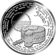 5 Euro - Willem-Alexander Stelling van Amsterdam, Netherlands, 2017 reverse image