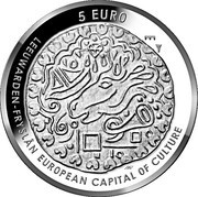 5 Euros - Willem-Alexander Leeuwarden, Netherlands, 2018 reverse image