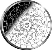 5 Euros - Willem-Alexander Fanny Blankers-Koen, Netherlands, 2018 reverse image