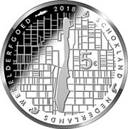 5 Euros - Willem-Alexander Schokland, Netherlands, 2018 reverse image