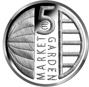 5 Euros - Willem-Alexander Market Garden, Netherlands, 2019 reverse image