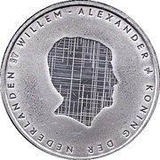 5 Euros - Willem-Alexander Beemster, proof obverse image