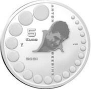 5 Euros - Willem-Alexander Anton Geesink, Netherlands, 2021 reverse image