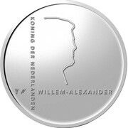 5 Euros - Willem-Alexander Piet Mondriaan obverse image