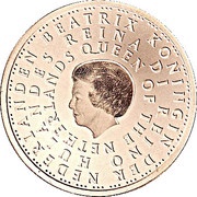 10 Euros - Beatrix Charter for the Kingdom of the Netherlands obverse image