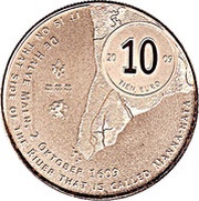 10 Euros - Beatrix Manhattan obverse image