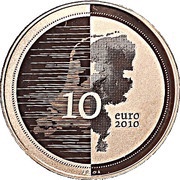 10 Euros - Beatrix Netherlands Waterland reverse image