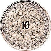 10 Euros - 50 jaar Wereld Natuur Fonds, Netherlands, 2011 reverse image