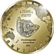 10 Euros - Beatrix Grachtengordel, Netherlands, 2012 reverse image