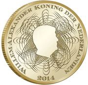 10 Euros - Willem-Alexander 200th anniversary of The Dutch Bank obverse image