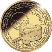 10 Euros - Willem-Alexander Stelling van Amsterdam, Netherlands, 2017 reverse image