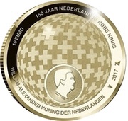 10 Euros - Willem-Alexander Red Cross; Gold obverse image