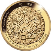 10 Euros - Willem-Alexander Leeuwarden, Netherlands, 2018 reverse image