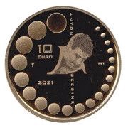 10 Euros Willem Alexander Anton Geesink, Netherlands, 2021 reverse image