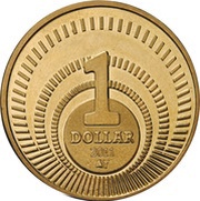 1 Dollar - Beatrix US Dollar Introduction reverse image